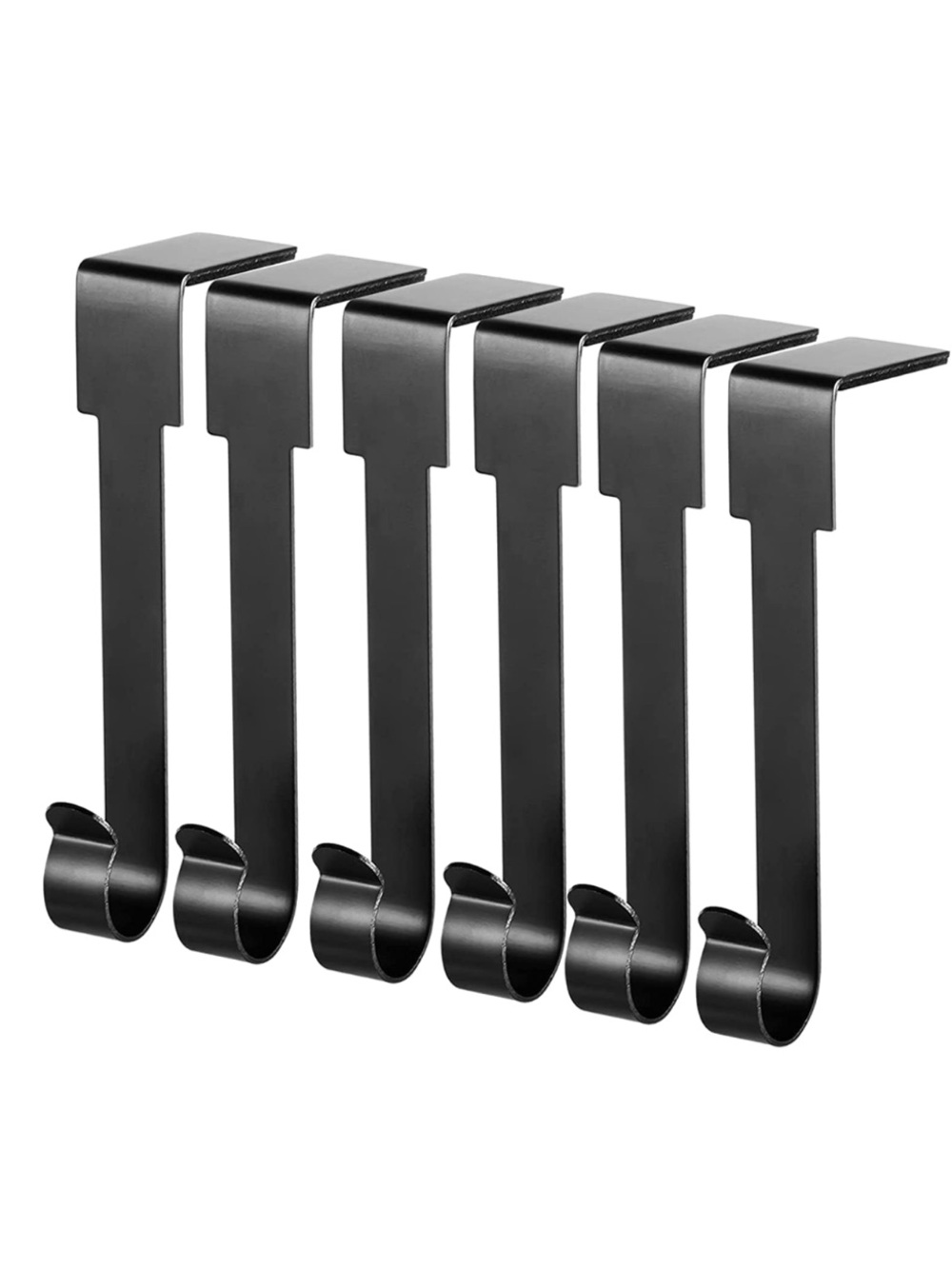 Christmas Stocking Holders, Metal Mantel Hooks 6pc
